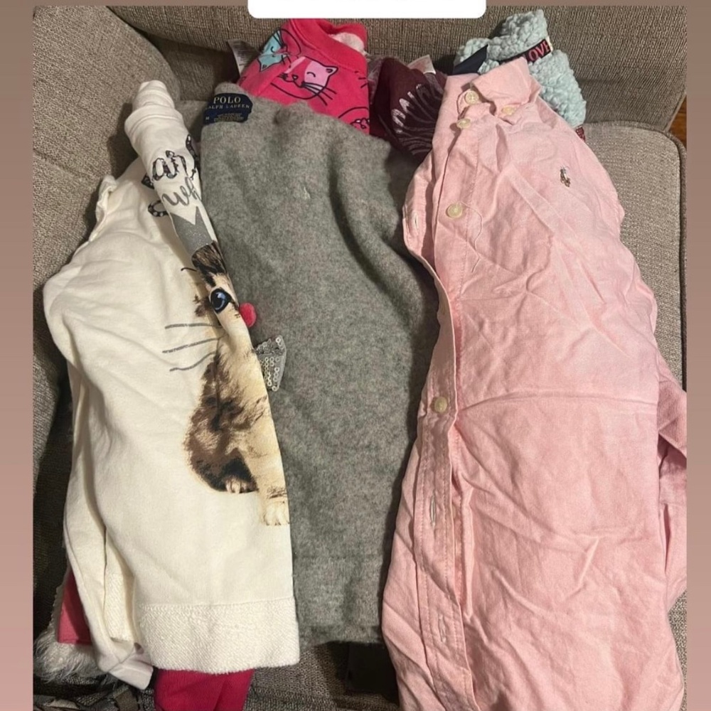 Girls sweaters and tops